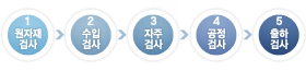 5단계의 검사시스템